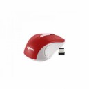 Souris ROUGE optique 3 boutons sans fil 2.4 GHz r&eacute;cepteur sans fil USB